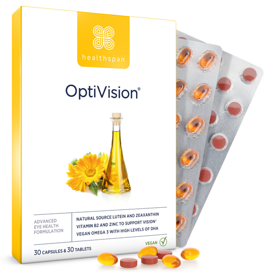 Healthspan OptiVision, 1 Month Supply, Omega 3, Eye Health