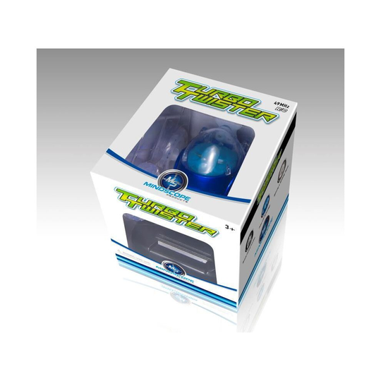 Mindscope Turbo Twisters Blue 27 MHz Bright LED Light Up Stunt RC Remote Control Vehicle
