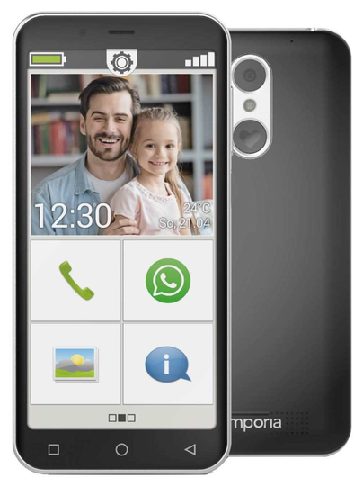 SIM Free emporiaSMART.4 32GB Mobile Phone - Black