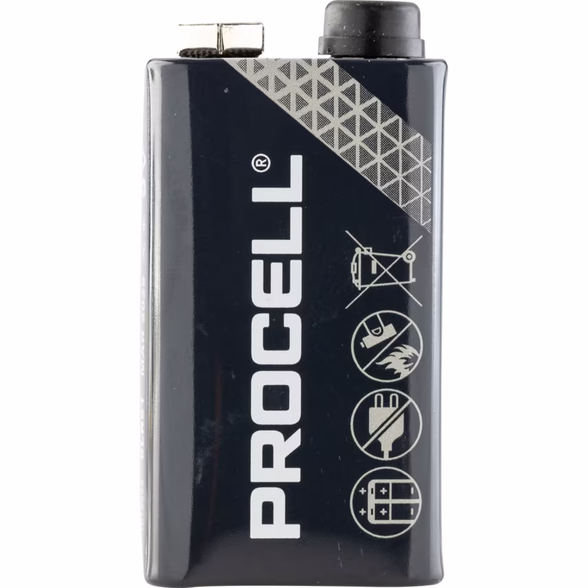 Duracell Procell Battery 9V Single PC1604