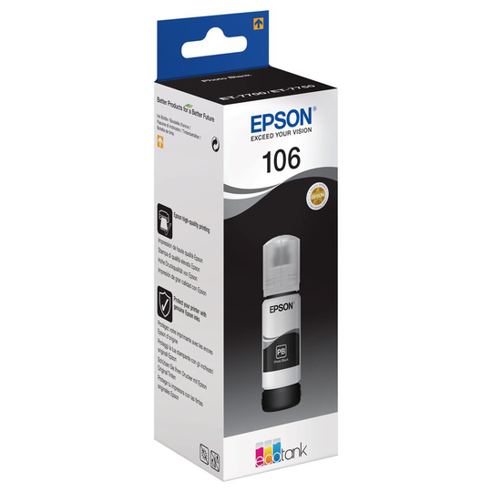 Epson Epson 106 Photo Black Ink Bottle 70ml - C13T00R140