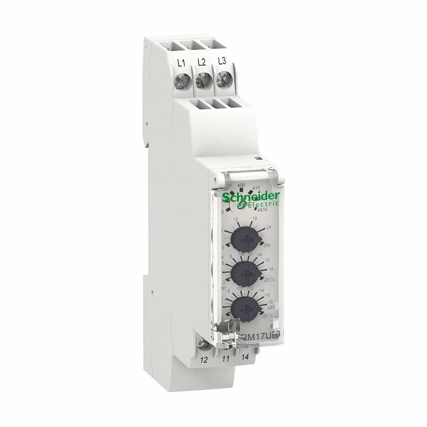 Schneider Electric RM17UB310, OVANDUV3 PH220-480V ac BET2PH1 C/O