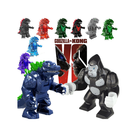 (B) 10PCS Godzilla King Of Monster Build Block figures