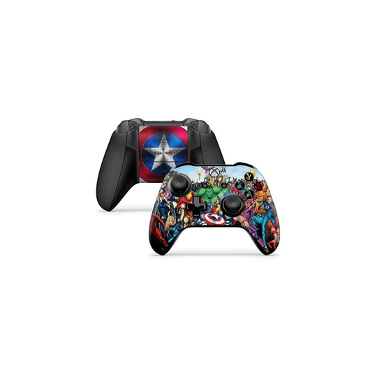 giZmoZ n gadgetZ 2 x Marvel Xbox One X, Xbox One S, Xbox One Controller Skins Full Wrap Vinyl Sticker