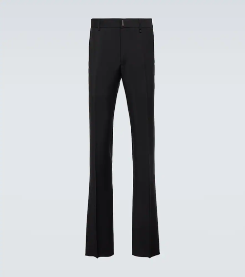 Wool and mohair pants