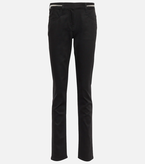 Low-rise slim jeans