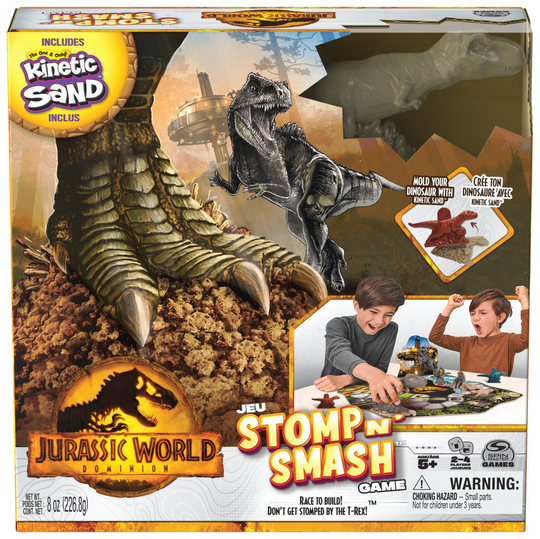 Jurassic World Dominion Stomp N' Smash Board Game