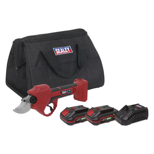 Sealey Cordless Pruning Shears Kit 20V 2AH SV20 Series - 2 Batteries