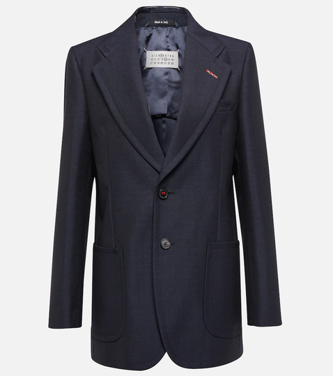 Wool and mohair blazer