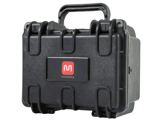 Pure Outdoor Weatherproof Hard Case | 20 x 17 x 15 cm (8" x 7" x 6") | With Customizable Foam