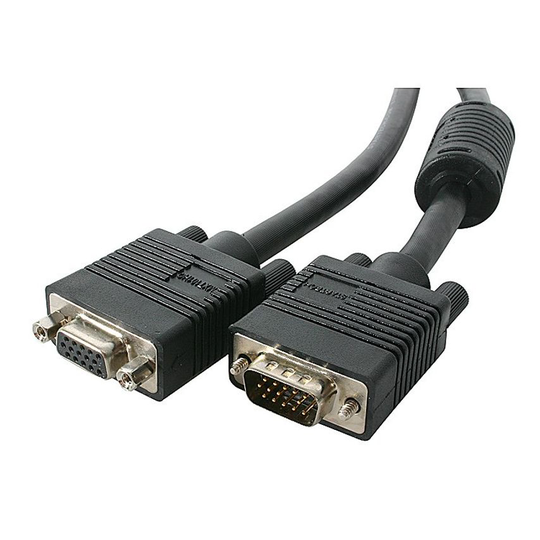 StarTech.com 15m Coax High Resolution Monitor VGA Video Extension Cable - HD15 M