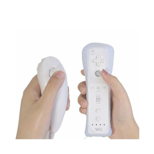 WHITE REMOTE CONTROLLER FOR NINTENDO WII WII U STRAP