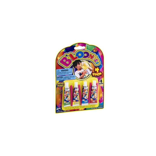 JA-RU Jaru 00771 Bloonies Sold Per 2 Packs Each Pack Consists of 4 Tubes and 4 Straws