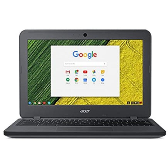 2018 Acer Chromebook N7 Laptop 11.6" Screen Size Celeron 1.6GHz 4GB RAM 16GB SSD C731 - Black, ChromeOS