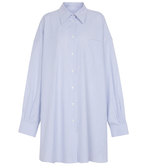 Cotton shirt dress