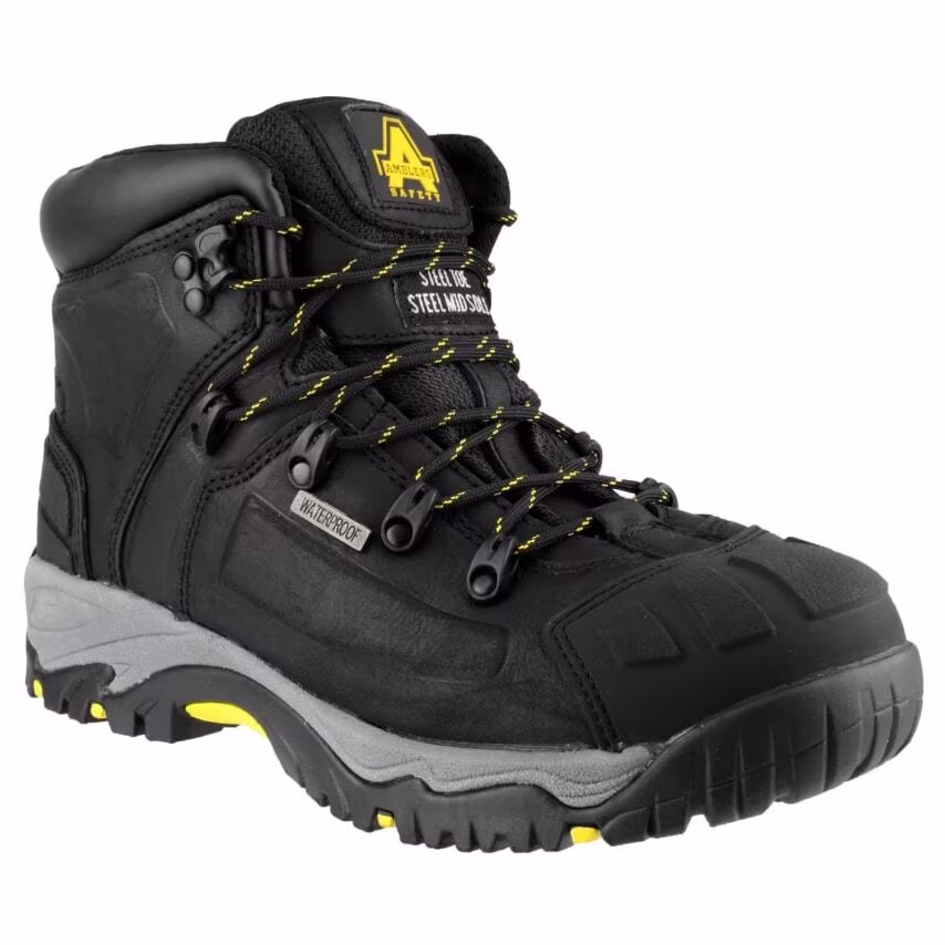 Amblers Safety FS32 Waterproof Safety Boots Black Size 4
