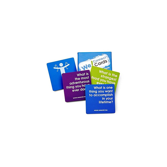 We! Connect Cards Icebreaker Questions Trust Building Games Teambuilding Activities Conversation Starters for Meetings and Workplace As Seen on T