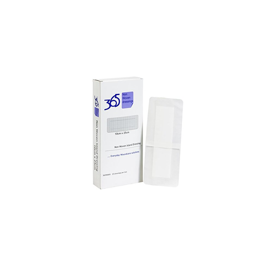 365 Non Woven Island Dressing 10 x 20 cm - Pack of 25 (Ref 36590004)