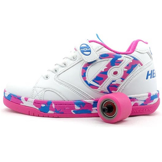 (4 UK / 36.5 EU / 5 US) Heelys Girls Propel white pink Roller skate Shoes