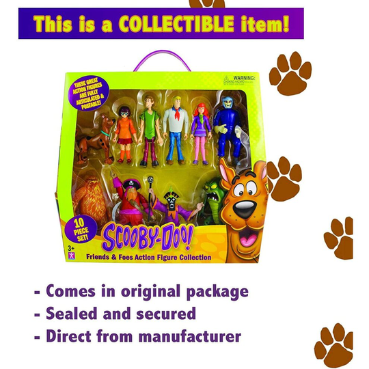 Scooby Doo Monster Set Action Figure, 10 Pack