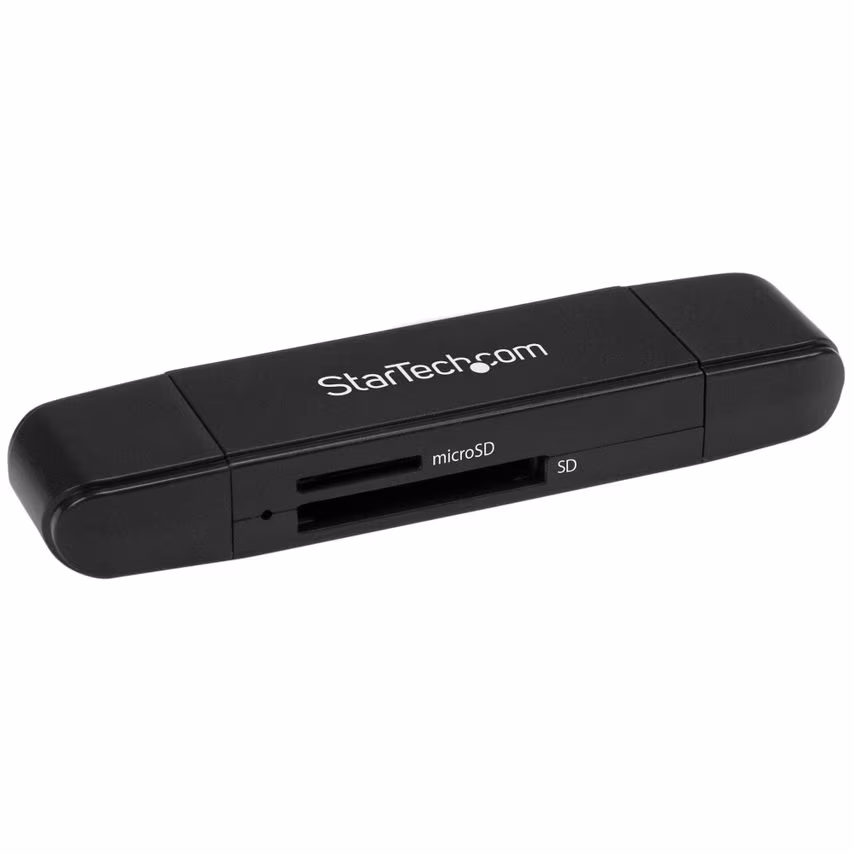 StarTech.com USB 3.0 Memory Card Reader/Writer for SD and microSD Cards - USB-C