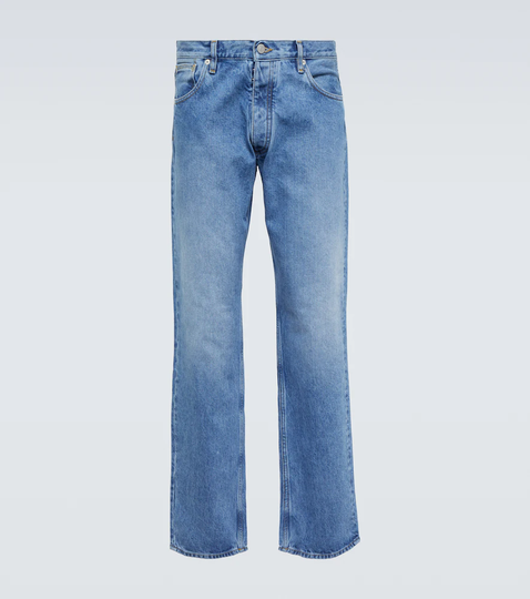 Straight-fit vintage jeans