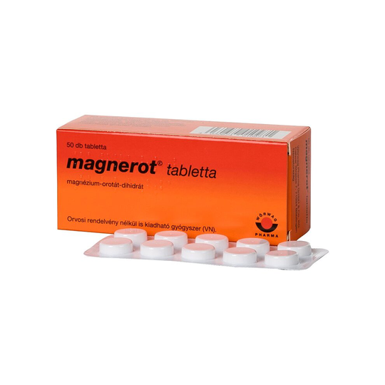 MAGNEROT 500mg 50 Tablets Magnesium Deficiency Pregnancy
