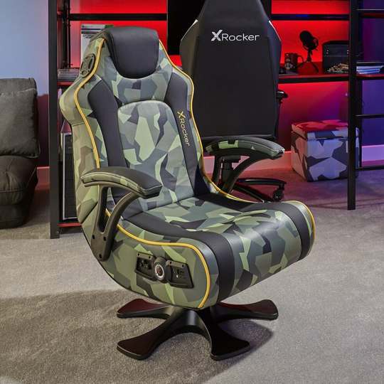 X Rocker Covert Dark Ops 2.1 Wireless Audio Gaming Chair