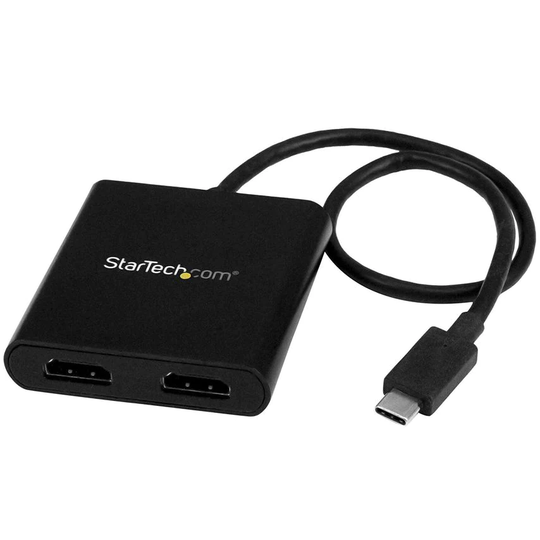 Startech USB C to HDMI MST Multi Monitor Splitter- you get 2