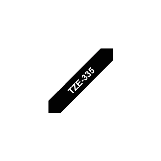 Brother TZE-335 12MM P-touch Tape White/Black