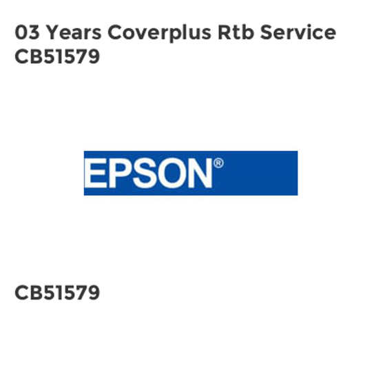 Epson 03 Years Coverplus Rtb Service CB51579