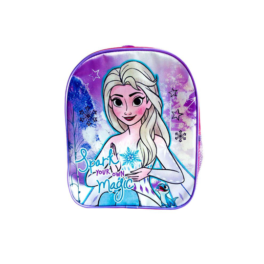 Frozen Spark Your Own Magic Girls Backpack Licensed Children Character Mesh Pocket Rucksack School Bag