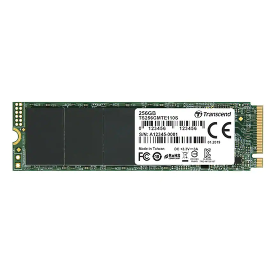 Transcend Memory General 256GB M.2 2280PCIE GEN3X4 3D TLC