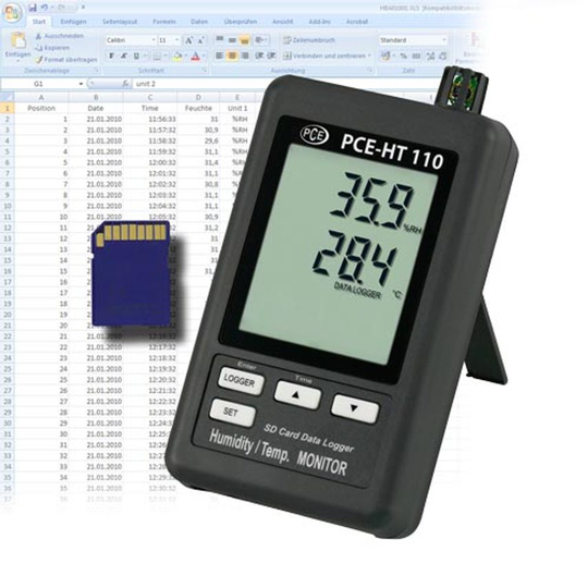 PCE Instruments Datalogging Humidity Detector PCE-HT110