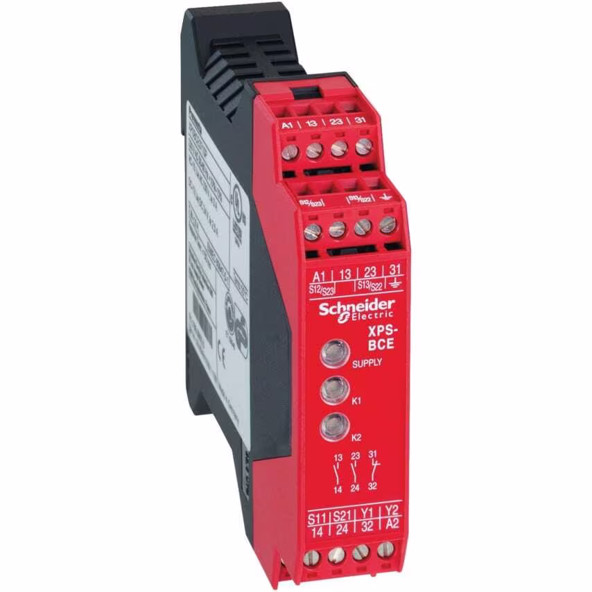 Schneider Electric XPSBCE3110P, Safety Module Two HD Control 24V AC/DC