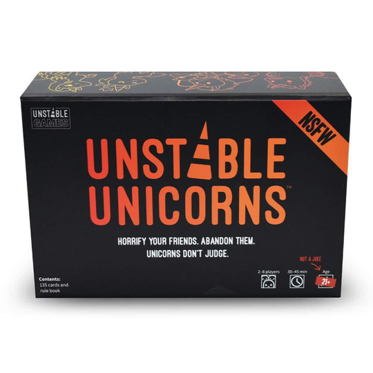 (Unstable Unicorns Black 2) Unstable Unicorns - Family Gathering Board Game