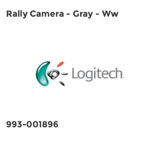 Logitech Rally Camera - Gray - Ww- you get 4