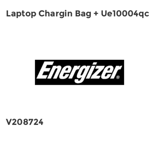 Energizer Laptop Chargin Bag + Ue10004qc