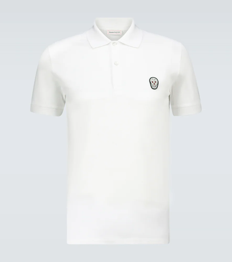 Skull head polo shirt