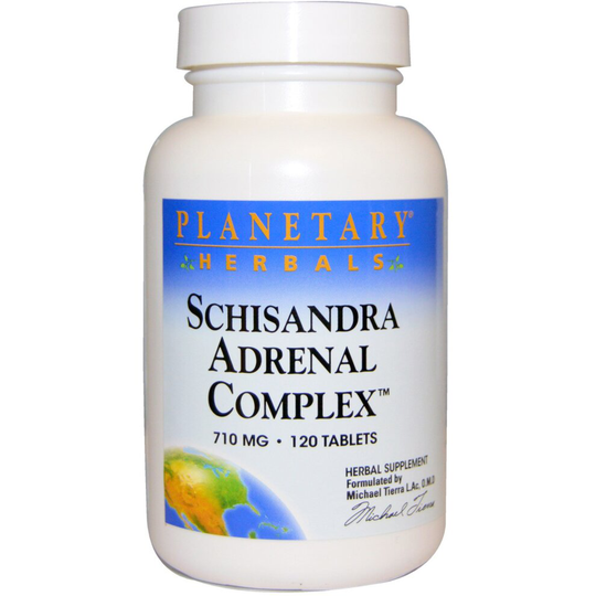 Planetary Herbals, Schisandra Adrenal Complex, 710 mg, 120 Tablets