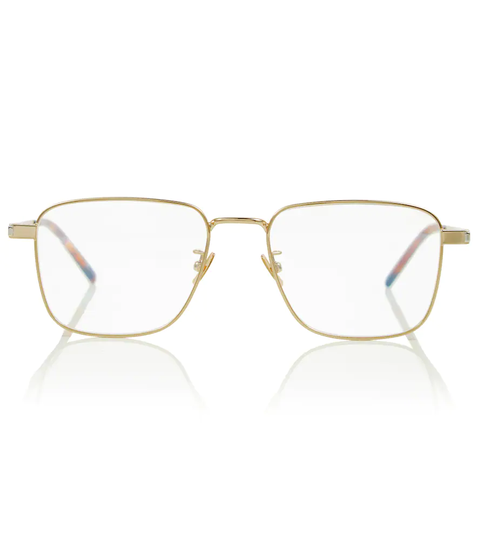 Square metal glasses