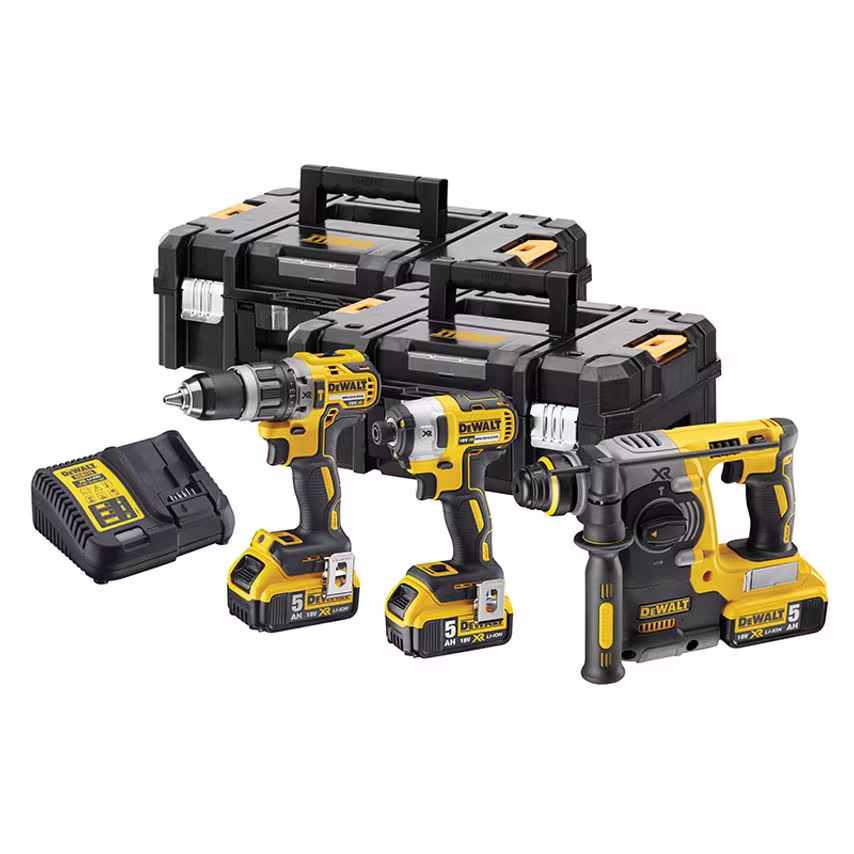 DeWalt DCK368P3T XR Brushless Kit 18V 3 x 18V 5.0Ah Li-ion DEWDCK368P3T