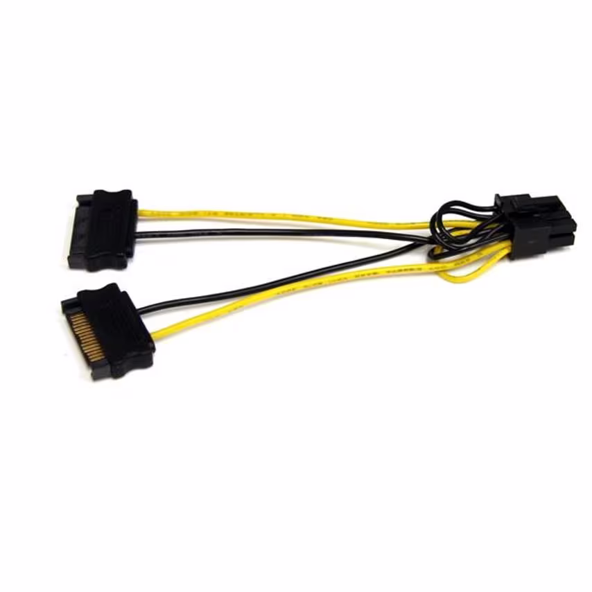 Startech 6in SATA Power to 8 Pin PCI Express Card- you get 31