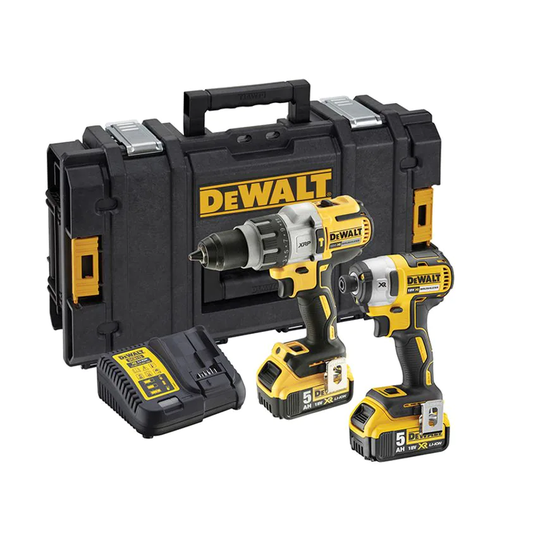 DeWalt DCK276P2 Brushless Twin Pack 18V 2 x 5.0Ah Li-ion DEWDCK276P2