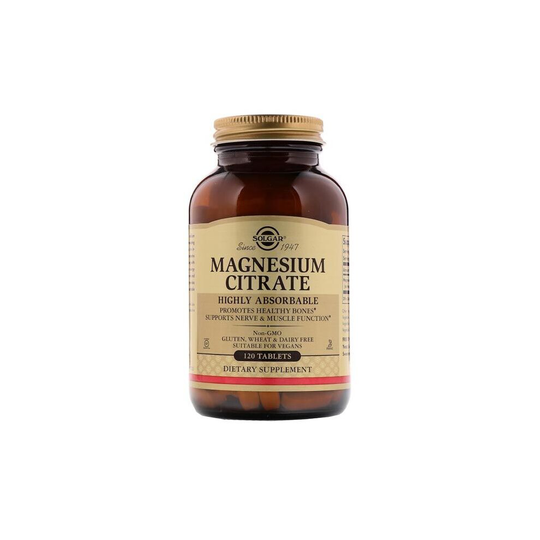 Solgar Magnesium Citrate 120 Tablets