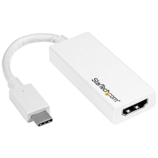 Startech USB C to HDMI Adapter 4K 60Hz White- you get 4