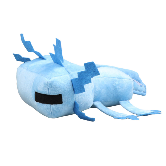 (Blue Salamander 33cm) Minecraft Games Plush Dolls Plush Fill Toys For Kids Gift