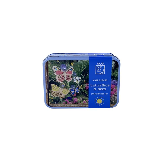 Butterflies & Bees Suncatcher Kit Gift In A Tin