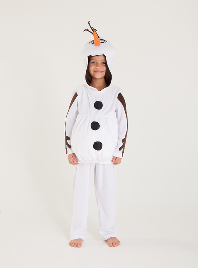 Disney Frozen Olaf White Costume - 7-8 years