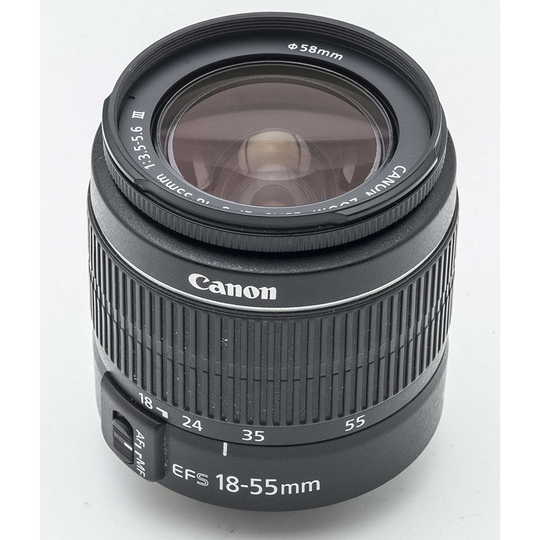 CANON EF-S 18-55mm F3.5-5.6 III (White box)